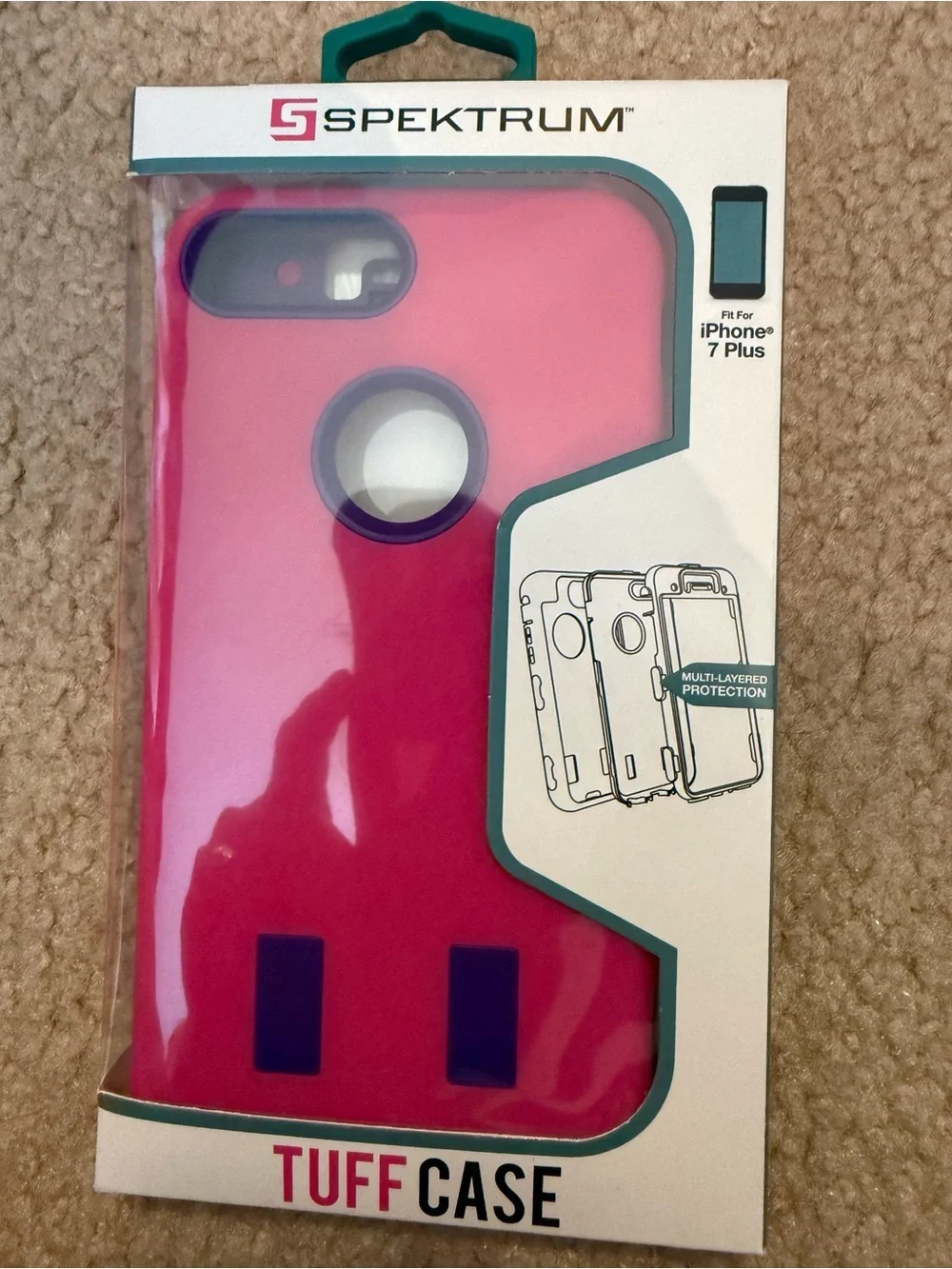Spektrum Tuff Case for iPhone 7 Plus — Pink